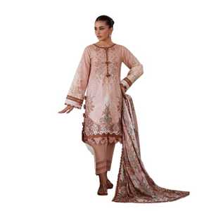 Kurta recto de algodón puro con estampado Floral moderno con pantalones y Dupatta hecho a mano forma personalizada producto a granel por AA IMPEX - Product Image 1