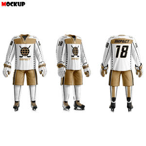 ชุดกีฬาฮอกกี้น้ำแข็งคุณภาพสูงแบบยูนิเซ็กซ์ ออกแบบเองได้ ชุดยูนิฟอร์มและเสื้อฮอกกี้น้ำแข็งแบบซับลิเมชั่นคุณภาพดีที่สุด - Product Image 6