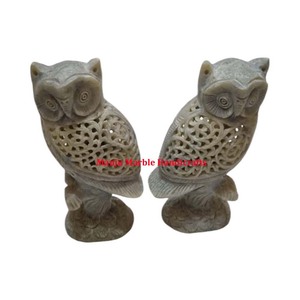 El mejor producto de calidad clásica, artículo hecho a mano, escultura de Animal tallada de esteatita con diseño de Color Natural para regalo de decoración del hogar - Product Image 6