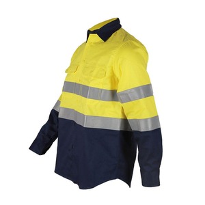 Wholesale Australian <b>Fire</b> <b>Resistant</b> Workwear Safety <b>Clothing</b> Flame Retardant Reflective Hi Vis Long Sleeve Work Wear Fr Shirt 5 - Product Image 6