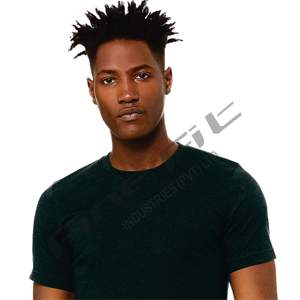 Camiseta personalizada con timbre para hombre, suave y cómoda, tejido de punto de algodón polivinílico, camiseta de manga corta de alta visibilidad con estampado de hojaldre - Product Image 3