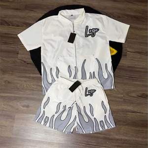 Coupe-vent de grande taille avec logo personnalisé, style streetwear de haute qualité, nouveau design de short imperméable pour hommes - Product Image 3