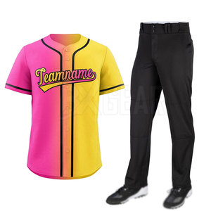 Uniforme de béisbol recién llegado más vendido con colores y tamaños personalizados, logotipo, nombre y número de Jugador - Product Image 1