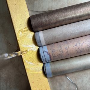 แผ่นฟอยล์ปั๊มลายแบบย้อนยุคเนื้อสัมผัสสีทองแนววินเทจสำหรับกรอบรูป ps/pvc ที่ดูสง่างามเหมาะกับวัยสูงอายุส่งตรงจากโรงงาน - Product Image 4