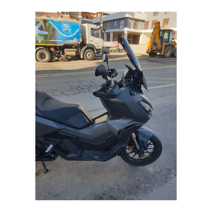 Honda Adv 350 Front Glass 2023 2024 Model 60cm Black Color 4mm Long Wide Glass