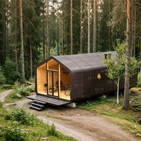 Studio Tiny 30, 482 pieds carrés (200 m²), maison préfabriquée de luxe de 20 pieds, 2 chambres, résistante aux ouragans, adaptée aux climats froids et dotée de panneaux solaires
