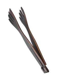 Nouvel arrivage de couverts en bois de qualité supérieure dans un nouveau style ensemble de pinces à salade dernier cri prix de gros pinces à salade en bois cuillère et fourchette - Product Image 2