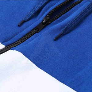 Pull à capuche en coton polyester de haute qualité pour hommes, sweat à capuche avec fermeture éclair personnalisée, doublure en polaire solide, saison d'hiver, taille d'impression - Product Image 5