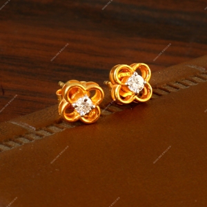 Pendientes de Plata de Ley 925 con Trébol y Moissanita, Baño de Oro, Certificados por Terceros, Hechos a Mano, Regalo de Boda, 2 Gramos, de Moda - Product Image 5