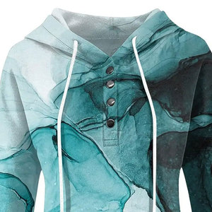 Sweat-shirt à capuche pour femme de haute qualité, conçu sur mesure, streetwear, vêtements d'hiver, logo frontal, sublimation, respirant, veste à capuche - Product Image 2