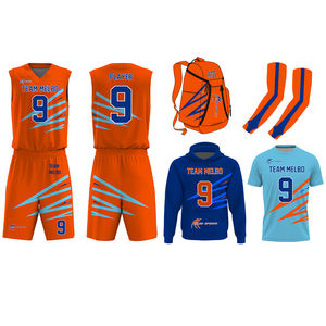 Tenues de basketball personnalisées par sublimation, vêtements de basketball, patch d'équipe, design tendance, ensemble de basketball personnalisé pour hommes - Product Image 6
