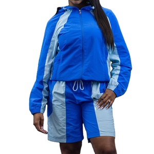 Conjunto Deportivo Personalizado Extra Grande, 100% Poliéster, Impermeable, Cortavientos, con Cierre y Estampado, para Hombre - Product Image 1