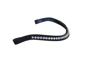 Caballo Anatómico Rosa Oro Detalle Brida Manivela Noseband Flash Negro Marrón CABALLO BRIDLE DELUXE ANATOMIC CUERO ELEVADO - Product Image 4