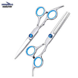 Ciseaux de coiffure professionnels à dents plates, 6,0 pouces, en acier inoxydable, écologiques, personnalisables, finition mate, nouvelle mode, pour la beauté et la coiffure - Product Image 1