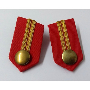 แผ่นปะติดคอปกกอร์เก็ตสีเงินสีฟ้าคลิปเล็กผู้ช่วยคณะกรรมาธิการคุณภาพสูงปลอกคอสีฟ้า - Product Image 6