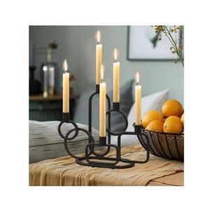 Porte-bougie chauffe-plat en métal de qualité supérieure, conçu pour ajouter une lumière chaude et radieuse et mettre en valeur une décoration élégante dans les intérieurs de la maison. - Product Image 1