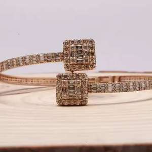 Bracelet Avec Moissanite Diamant Style Vintage Tennis Bracelet en Blanc Fêtes Saint Valentin Cadeau Argent Sterling 925 - Product Image 2