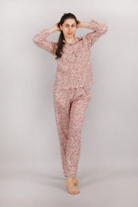 <b>Women</b> <b>Pyjama</b> & Shirt <b>Short</b> Sleeve Night Wear Set High Quality <b>Women</b> Cotton Shirt And <b>Pyjama</b> Set Customization Wholesale - Product Image 2