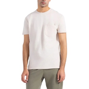 เสื้อยืดวินเทจถักสีทึบทำจากโพลีเอสเตอร์100% สำหรับผู้ชายการออกแบบที่กำหนดเองสวมใส่สบายพอดีตัวปกติฤดูร้อน - Product Image 1