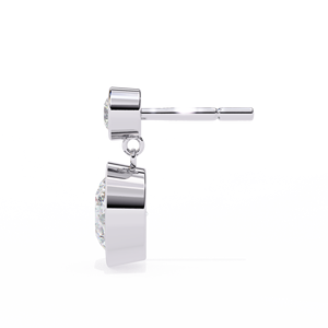 Vente en gros Boucles d'oreilles mignonnes en or 10 carats 14 carats 18 carats avec diamants pour femmes - Product Image 4