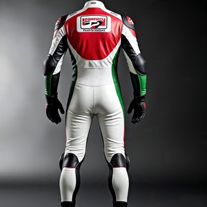 Combinaison de course de moto Elite | Malik Raza fabriqué | 1.3mm de peau de vache et armure CE | Options de personnalisation complètes disponibles - Product Image 6