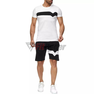 Conjunto de camisa y pantalones cortos para hombre, ropa de manga corta para hombre, conjunto corto de algodón de la mejor calidad, conjunto corto de estilo informal 100% de algodón para hombre - Product Image 2