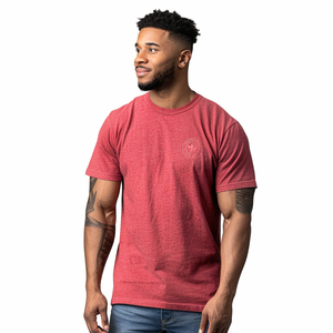 Camiseta de algodón pesado personalizada para hombres de alta calidad 100% lienzo Vintage Streetwear pigmento teñido camiseta - Product Image 5