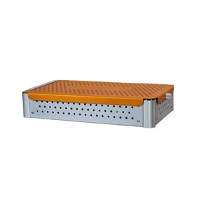 Caja Esterilizadora de Aluminio Ligera de Alta Calidad MayoMed para Autoclave, Contenedor para Curetas Ortopédicas, 1 Año de Garantía, CE - Product Image 1