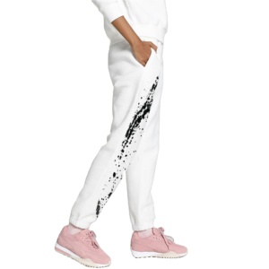 Pantalon de survêtement d'hiver pour femmes, couleur unie, Legging épais, jogging, cordon de serrage personnalisé, décoration élastique à la taille, nouvel arrivage - Product Image 1