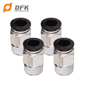 Raccord pneumatique industriel DFK Industrial Corp. 6 mm mâle droit à connexion rapide haute pression 1,1 Mpa pour conduite d'air - Product Image 6