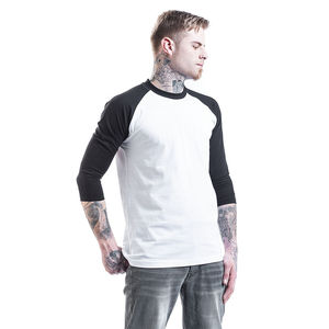 Custom Printing Men's Sportswear <b>Raglan</b> <b>Shirts</b> Quick Dry Breathable Long <b>Sleeve</b> Gym <b>T</b>-<b>Shirt</b> Casual Streetwear Solid Pattern - Product Image 5