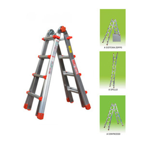 Scala in Alluminio Multiuso 4+4 Gradini 4,10 M - Product Image 1