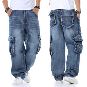 Pantalones cargo de ajuste relajado para hombres altos Pantalones vaqueros de talla grande de moda sueltos para hombres de NEEDS OUTDOOR - Product Image 2