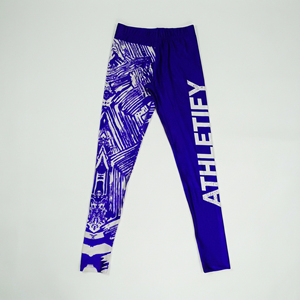 Leggings de Yoga mi-taille confortables de haute qualité Taille élastique Flexibilité extensible maximale Impressions vibrantes Conceptions Maximum - Product Image 1