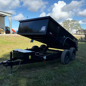 Remolque Volquete de Descarga Lateral Baja 6x12 de 12k para Uso Agrícola, Sistema Hidráulico Duradero con Motorreductor, Componentes Principales para Remolque de Tractor - Product Image 1