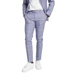 OEM 2023 grosir baru flanel modis pakaian kantor nyaman celana Drees kustom untuk pria ODM