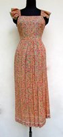 Magnifique robe maxi bohème pour femmes grande taille, imprimé floral, écologique, col carré, manches courtes, taille naturelle, ODM