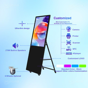 Pantalla LCD Portátil <span class=keywords><strong>de</strong></span> Pie para Publicidad Interior 360SPB IPI49A HD con Wifi, Señalización Digital, Exhibición <span class=keywords><strong>de</strong></span> Carteles Publicitarios - Product Image 6