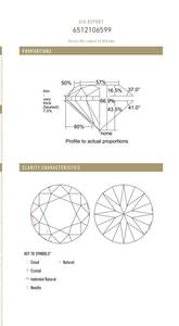 B2B อัญมณีสำหรับ GIA ได้รับการรับรอง1.00 CT เพชรกลมสีขาวก. สี FL ไหลบริสุทธิ์บริสุทธิ์เจียระไนเพชร - Product Image 3