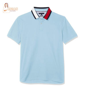 Polos de color de la mejor calidad para hombre 100% algodón con logotipo personalizado al mejor precio del mercado - Product Image 1