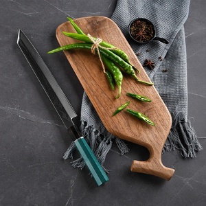 Venta al por mayor personalizado profesional Damasco cuchillo de cocina japonés de alta calidad de acero inoxidable OEM ODM Servicios - Product Image 2