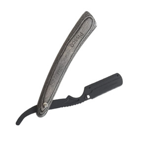 Suministros de Barbería al por Mayor, Navaja de Barbero Profesional de Acero Inoxidable con Mango de Madera, Navaja Recta para Afeitar - Product Image 2