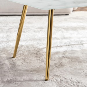 Table cylindrique ronde élégante en or conçue pour les chambres à coucher et les coins décoratifs avec un attrait intemporel - Product Image 5