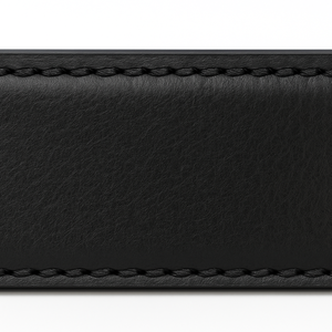 Ceinture en cuir noir de qualité supérieure pour hommes à boucle ardillon | Vêtements de cérémonie et décontractés | OEM disponible - Product Image 3