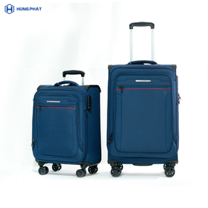 High-Fashion Custom Luggage 036 Soft Luggage Super-Large Compartment <b>Hard</b> <b>Shell</b> Aluminium <b>Suitcase</b> Luggage Hung Phat in Vietnam - Product Image 1
