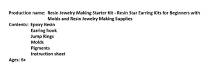 Kit de Iniciación <span class=keywords><strong>para</strong></span> Hacer Joyería de <span class=keywords><strong>Resina</strong></span> - Kits de Aretes de <span class=keywords><strong>Resina</strong></span> con <span class=keywords><strong>Moldes</strong></span> y Suministros <span class=keywords><strong>para</strong></span> Principiantes - Product Image 2