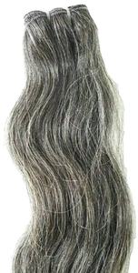 100% Naturel Gris Raw Remy Cheveux Machine Trame Indian Tape Extension de Cheveux avec Style de Vague Naturelle - Product Image 2