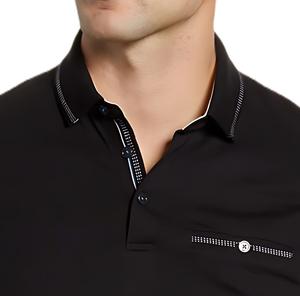 Camisa Casual para Hombre de Uso Diario, de Alta Calidad, Corte Clásico, Suave y Transpirable, 100% Algodón, Mangas Cortas, Cuello Elegante, Lona Lisa - Product Image 3