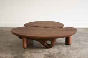 Juego de Mesa de Centro Redonda de Estilo Animal Minimalista Moderno, Hecho a Mano, con Base de Cuerno, Muebles Duraderos para el Hogar, Arte y Coleccionables de HF Industries - Product Image 2