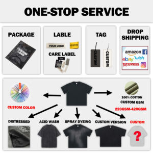 Vintage Double Layer Crew Neck <b>Long</b> Sleeve Acid Washed HD Dtg Print Double Layer <b>Long</b> Sleeve <b>T</b> <b>Shirt</b> for <b>Men</b> - Product Image 5